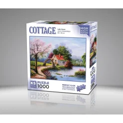 Puzzle 1000 pièces : Maison du Lac - Ks Games