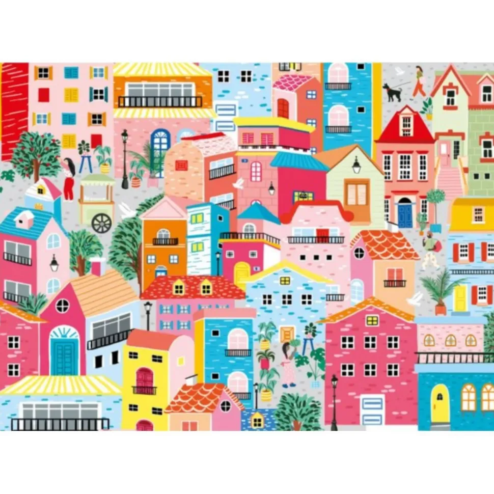 Puzzle 1000 Pièces : Maisons Colorées - Magnolia