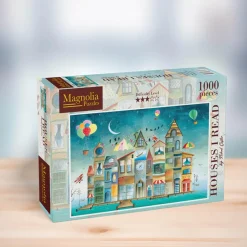 Puzzle 1000 pièces : Maisons que je lis - Édition Spéciale Nihal Cifter - Magnolia