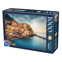 Puzzle 1000 pièces : Manarola Cinque Terre - DToys