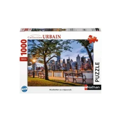 Puzzle 1000 pièces : Manhattan au crepuscule - Nathan