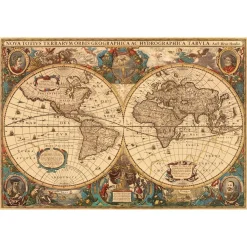 Puzzle 5000 pièces - Mappemonde antique - Ravensburger