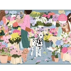 Puzzle 1000 pièces : Marché aux fleurs - Galison