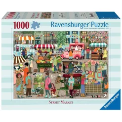 Puzzle 1000 pièces - Marché de rue - Ravensburger