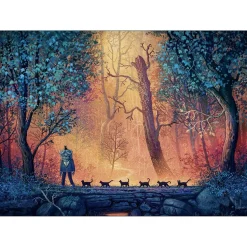 Puzzle 1000 pièces : Marche dans les bois - Heye