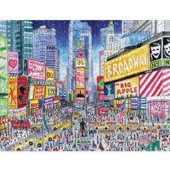 Puzzle 1000 pièces : Michael Storrings, Times Square - Galison