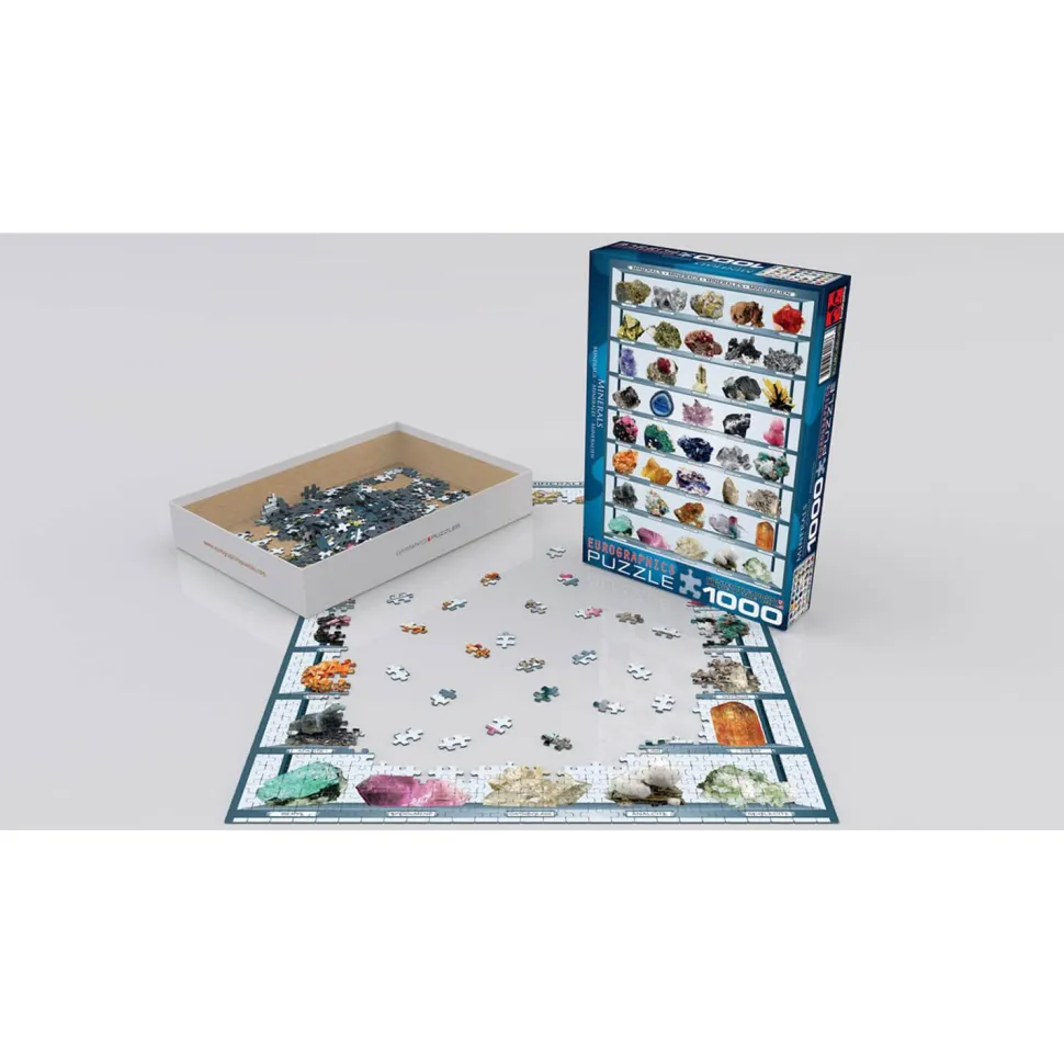 Puzzle 1000 pièces : Minéraux du monde - Eurographics