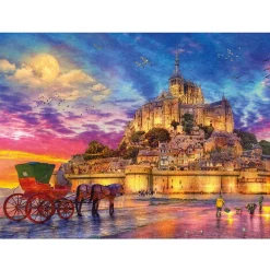 Puzzle 1000 pièces : Mont Saint-Michel - Gibsons