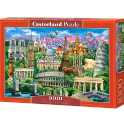 Puzzle 1000 pièces : Monuments Célèbres - Castorland