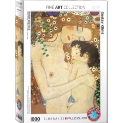 Puzzle 1000 pièces : Mère et enfant, Gustav Klimt - Eurographics