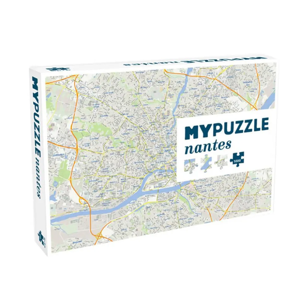 Puzzle 1000 pièces : MyPuzzle Nantes - Helvetiq
