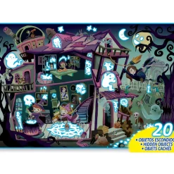 Puzzle 100 pièces : Mysterious Puzzle Junior : Maison Hantée - Educa