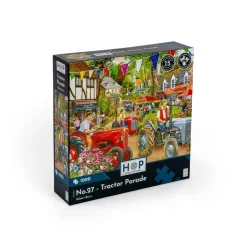 Puzzle 1000 pièces : N°27 - Défilé de tracteurs - The House Of Puzzle