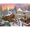 Puzzle 1000 pièces : Noël à la campagne - Vermont Christmas Company