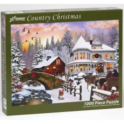 Puzzle 1000 pièces : Noël à la campagne - Vermont Christmas Company