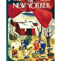 Puzzle 1000 pièces : Noël en perspective - New York Puzzle Company