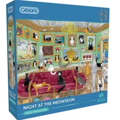 Puzzle 1000 pièces : Nuit au Miaousée - Gibsons