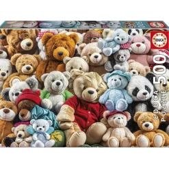 Puzzle 500 pièces : OURS EN PELUCHE - Educa