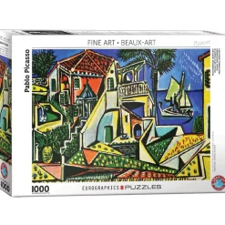 Puzzle 1000 pièces : Pablo Picasso : Paysage Méditerranéen - Eurographics