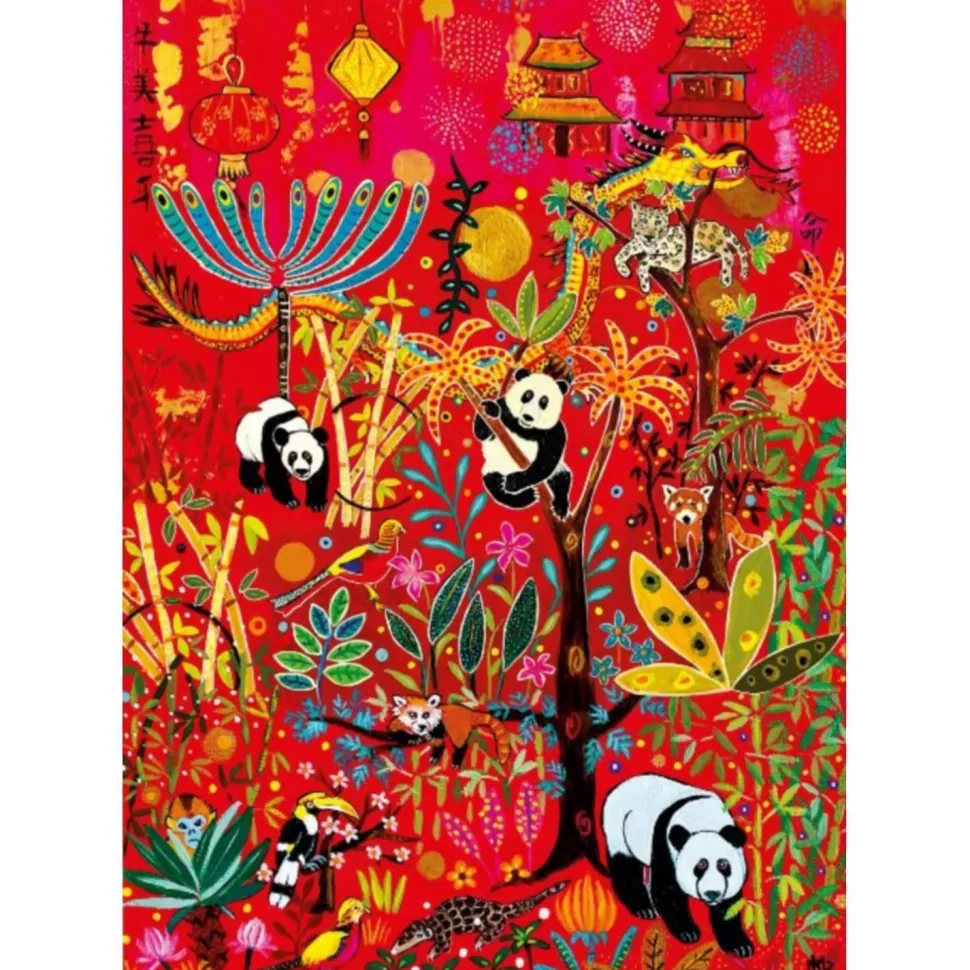 Puzzle 1000 Pièces : Pandas - Magnolia