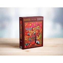 Puzzle 1000 Pièces : Pandas - Magnolia