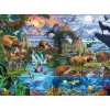 Puzzle 1500 pièces Panorama : Le monde animal - Schmidt