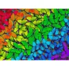 Puzzle 1000 pièces : Papillons arc-en-ciel - EnjoyPuzzle