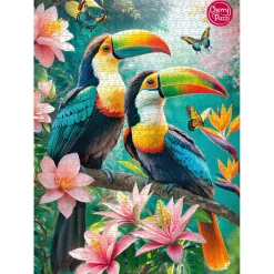 Puzzle 1000 pièces : Paradis du Toucan - CherryPazzi