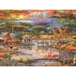 Puzzle 500 pièces : Paradis sur le Kilimandjaro - Schmidt