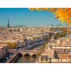 Puzzle 2000 pièces : Paris vu du ciel - Castorland