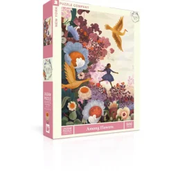 Puzzle 500 pièces : Parmi les fleurs - New York Puzzle Company
