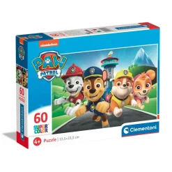Puzzle 60 pièces : Pat' Patrouille (Paw Patrol) - Clementoni
