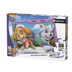 Puzzle 30 pièces : Pat Patrouille (Paw Patrol): Stella et Everest - Nathan