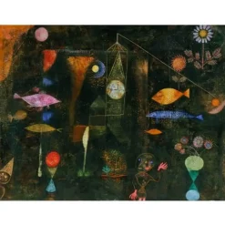 Puzzle 1000 pièces : Paul Klee - Poissons Magiques - DToys