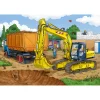 Puzzle 40 pièces : Pelleteuse avec modèle Siku - Schmidt