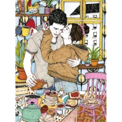 Puzzle 1000 Pièces : Petit Déjeuner & Amour - Magnolia