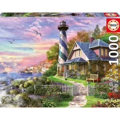 Puzzle 1000 pièces : Phare à Rock Bay - Educa