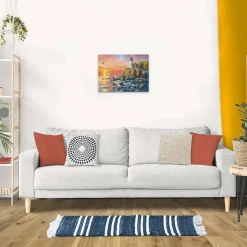 Puzzle 500 pièces - Phare au coucher du soleil - Ravensburger