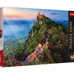 Puzzle 1000 pièces : Photo Odyssée : Tour Cesta, Saint Marin - Trefl