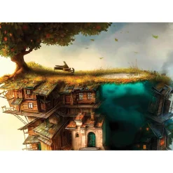 Puzzle 1000 pièces : Pianiste sur le toit - Ks Games