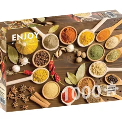 Puzzle 1000 Pièces : Épices indiennes - EnjoyPuzzle