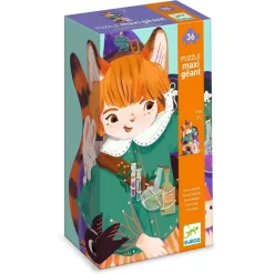 Puzzle 36 pièces - Pio le magicien + 1 miniature - Djeco