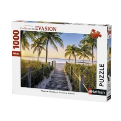 Puzzle 1000 pièces : Plage de Floride - Nathan