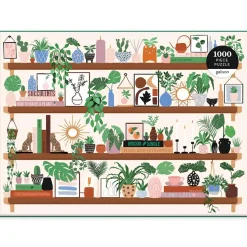 Puzzle 1000 pièces : Plante Shelfie - Galison