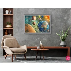 Puzzle 2000 pièces : Planète Terre dans la galaxie - CherryPazzi