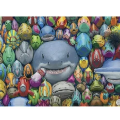 Puzzle 1000 pièces : Poissons Colorés - Dino