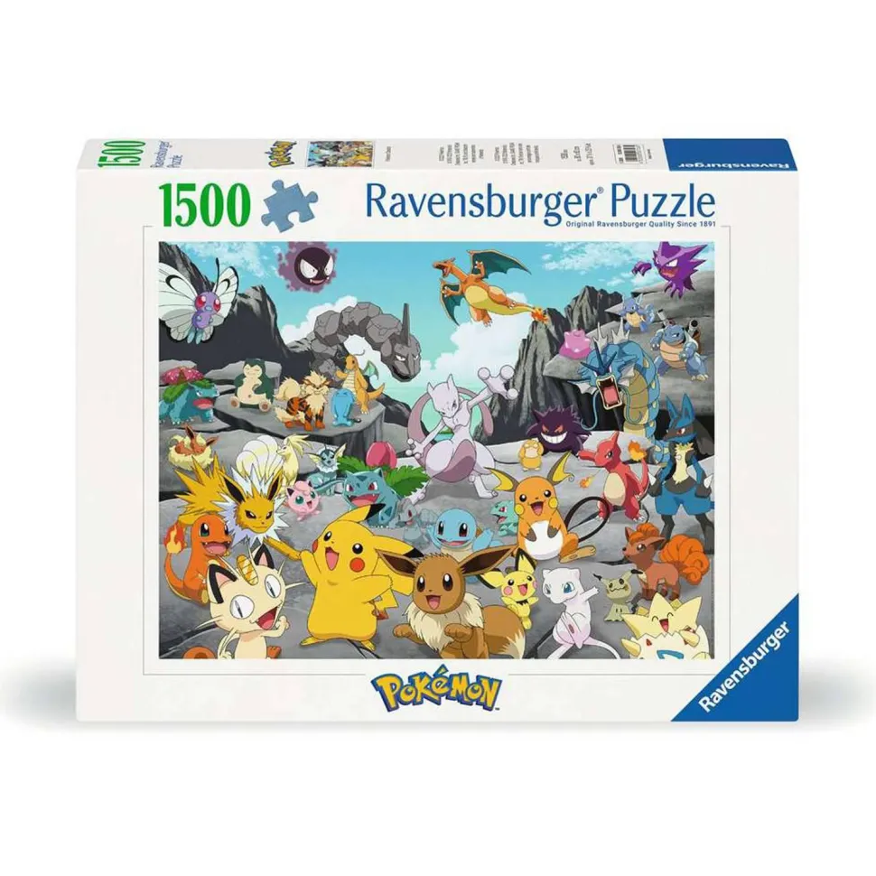 Puzzle 1500 pièces - Pokémon Classics - Ravensburger