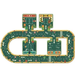 Puzzle 21 pièces : Pop to play : Routes - Djeco