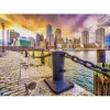 Puzzle 1000 Pièces : Port de Boston au crépuscule - USA - EnjoyPuzzle