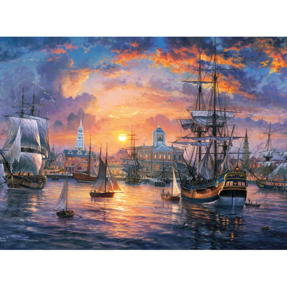 Puzzle 1500 pièces : Port de Charleston - Ks Games
